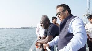 Ben Johnson Kochi Water Metro Visit