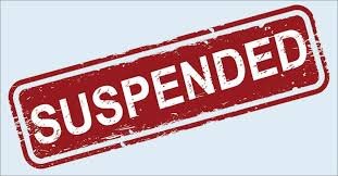 Police officers under suspension