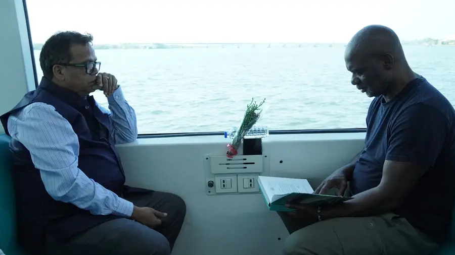 Ben Johnson Kochi Water Metro Visit