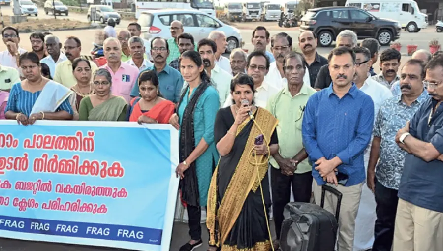 Goshree Parallel Bridge Protest