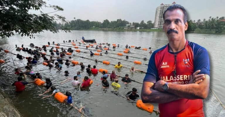 Periyar River Swimming Crossing